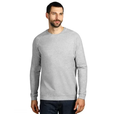 WING, dukserica sa raglan rukavima i okruglim izrezom, 260 g/m2, pepeljasta