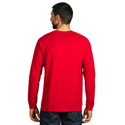 WING, dukserica sa raglan rukavima i okruglim izrezom, 260 g/m2, crvena