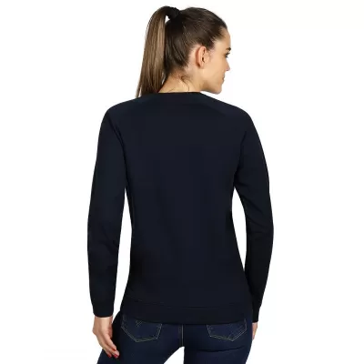 WING, dukserica sa raglan rukavima i okruglim izrezom, 260 g/m2, plava