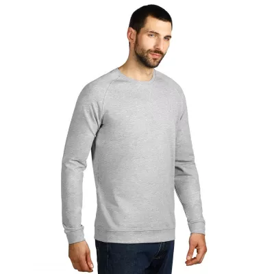 WING, dukserica sa raglan rukavima i okruglim izrezom, 260 g/m2, pepeljasta