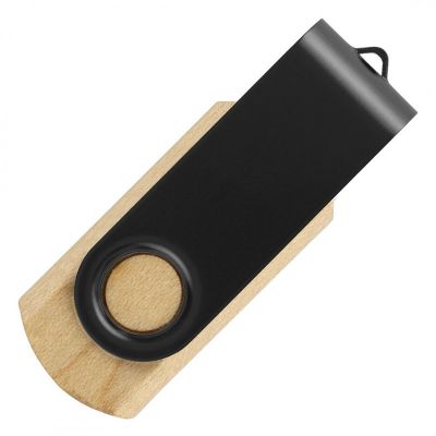 SMART WOOD 3.0, usb flash memorija, crna, 8GB