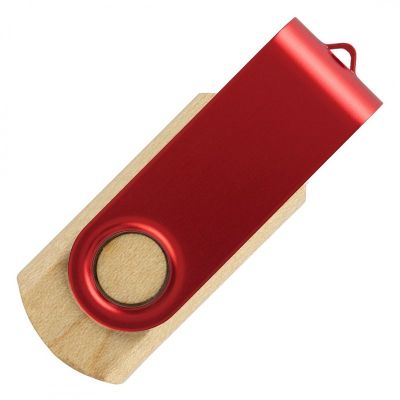 SMART WOOD 3.0, usb flash memorija, crvena, 64GB