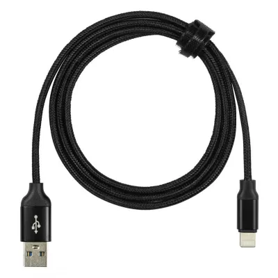 ALFA USB L, usb lightning kabl za punjenje i prenos podataka, crni