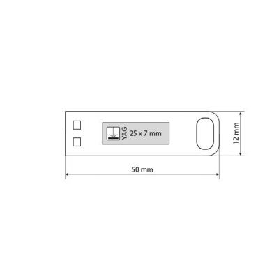 DEOCOM, usb flash memorija, tamno metalna, 64GB