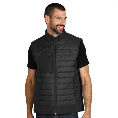 PARKER VEST, prsluk, crni