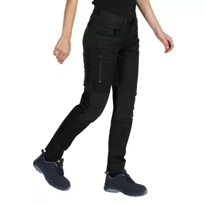 ROVER WOMEN, elastične radne pantalone, crne