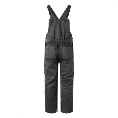 AVIATOR BIB PANTS, radni polukombinezon, tamno sivi