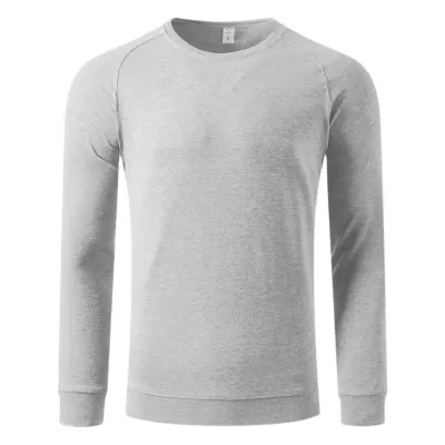 WING, dukserica sa raglan rukavima i okruglim izrezom, 260 g/m2, pepeljasta