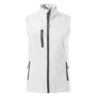 SKIPPER VEST WOMEN, ženski softšel prsluk, beli