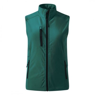 SKIPPER VEST WOMEN, ženski softšel prsluk, zeleni