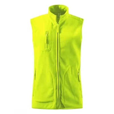 POLARIS VEST, prsluk od brušenog polara, 280 g/m2, neon žuti