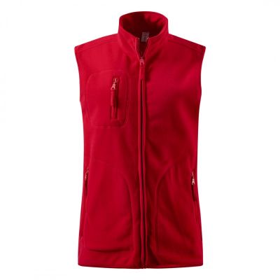 POLARIS VEST, prsluk od brušenog polara, 280 g/m2, crveni