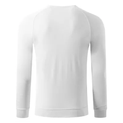 WING, dukserica sa raglan rukavima i okruglim izrezom, 260 g/m2, bela