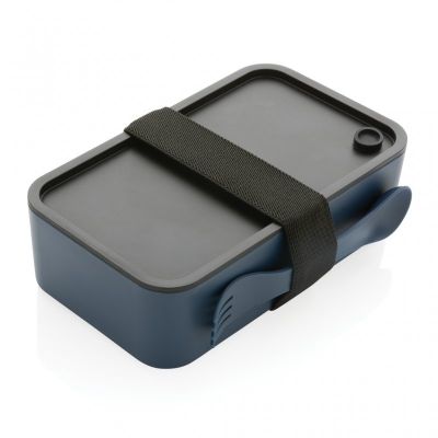 GRS recycled PP lunch box with spork