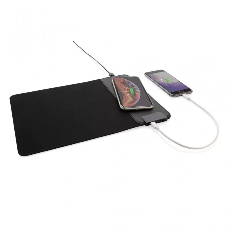 Mousepad With 15w Wireless Charging And Usb Ports Zeppelin 7254