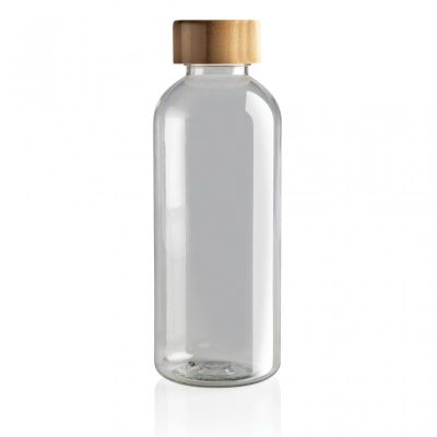 RCS RPET bottle with bamboo lid