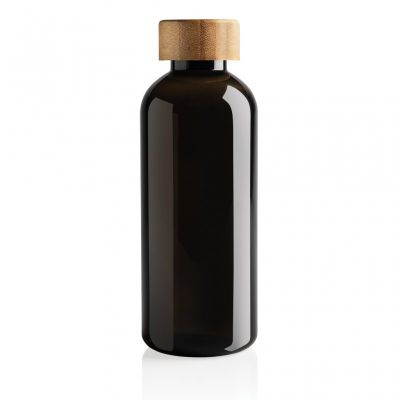 RCS RPET bottle with bamboo lid