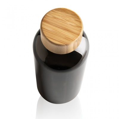 RCS RPET bottle with bamboo lid