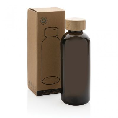 RCS RPET bottle with bamboo lid