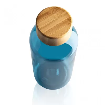 RCS RPET bottle with bamboo lid