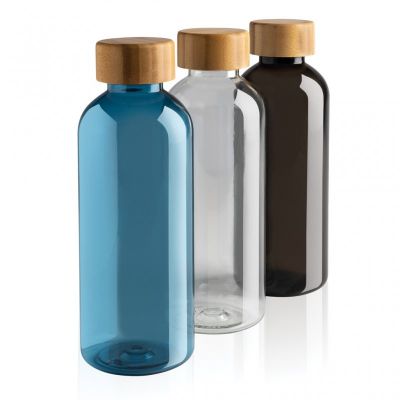 RCS RPET bottle with bamboo lid