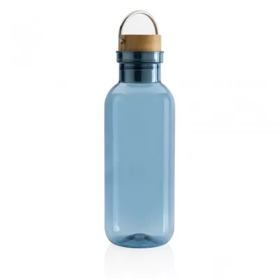 RCS RPET bottle with bamboo lid and handle