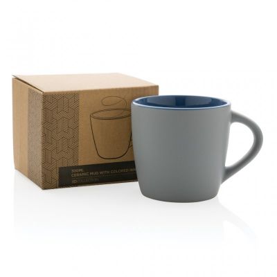 Ceramic mug with coloured inner 300ml