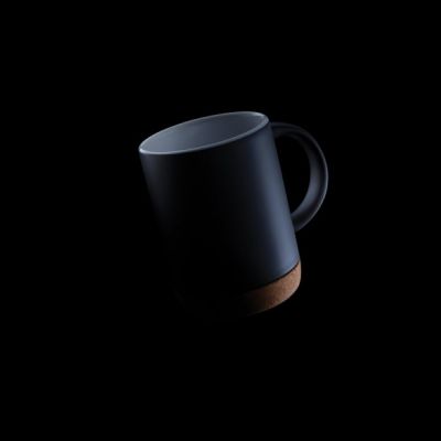 Ceramic mug with cork base 280ml