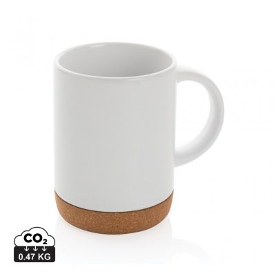 Ceramic mug with cork base 280ml