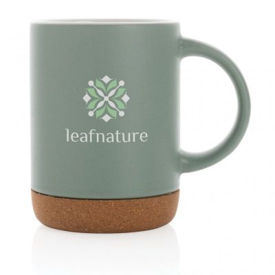 Ceramic mug with cork base 280ml