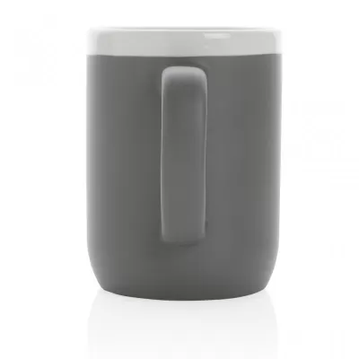 Ceramic mug with white rim 300ml