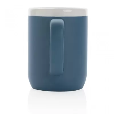 Ceramic mug with white rim 300ml