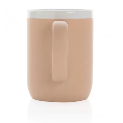 Ceramic mug with white rim 300ml