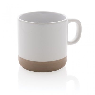 Glazed ceramic mug 360ml