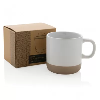 Glazed ceramic mug 360ml