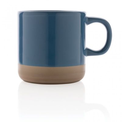 Glazed ceramic mug 360ml