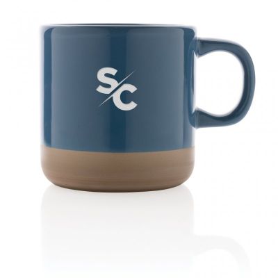 Glazed ceramic mug 360ml