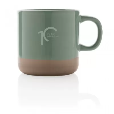 Glazed ceramic mug 360ml