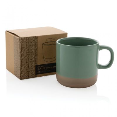 Glazed ceramic mug 360ml