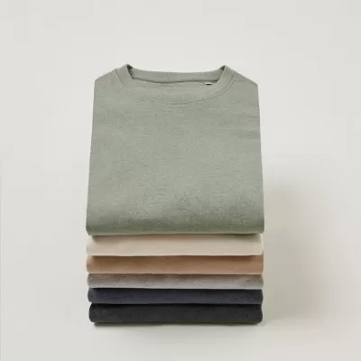 Iqoniq Manuel recycled cotton t-shirt undyed