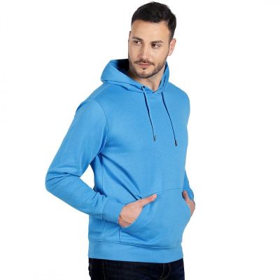 ABSOLUT HOODY, dukserica sa kapuljačom od organskog pamuka, 280 g/m2, tirkizno plava