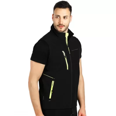 PANTHER VEST, softshell prsluk, neon žuta