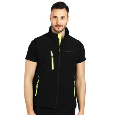 PANTHER VEST, softshell prsluk, neon žuta