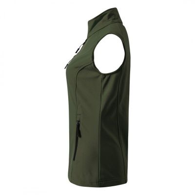 SKIPPER VEST WOMEN, ženski softshell prsluk, maslinasti