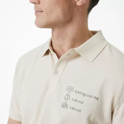 Iqoniq Yosemite recycled cotton pique polo