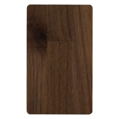 CREDIT CARD WOOD, usb flash memorija, braon, 16GB