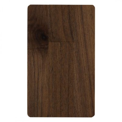 CREDIT CARD WOOD, usb flash memorija, braon, 8GB