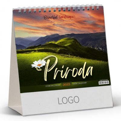 PRIRODA 06, stoni kalendar: 13 listova, mesečni