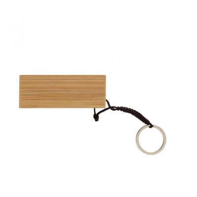 Standkey bamboo keychain phone stand