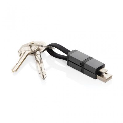 Terra recycled aluminum 4 in 1 60W fast charging cable